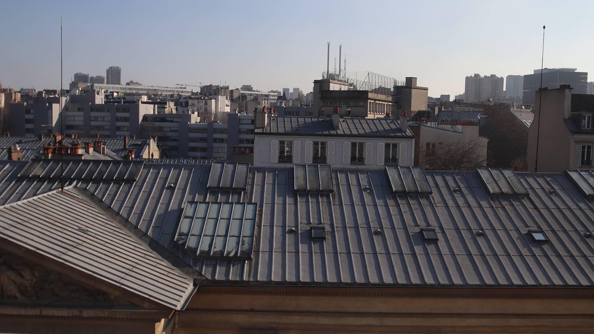 Vue sur les toits de Paris, Durand Couverture